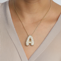 Avtoit | Bubble Initial-Diamond-Necklace