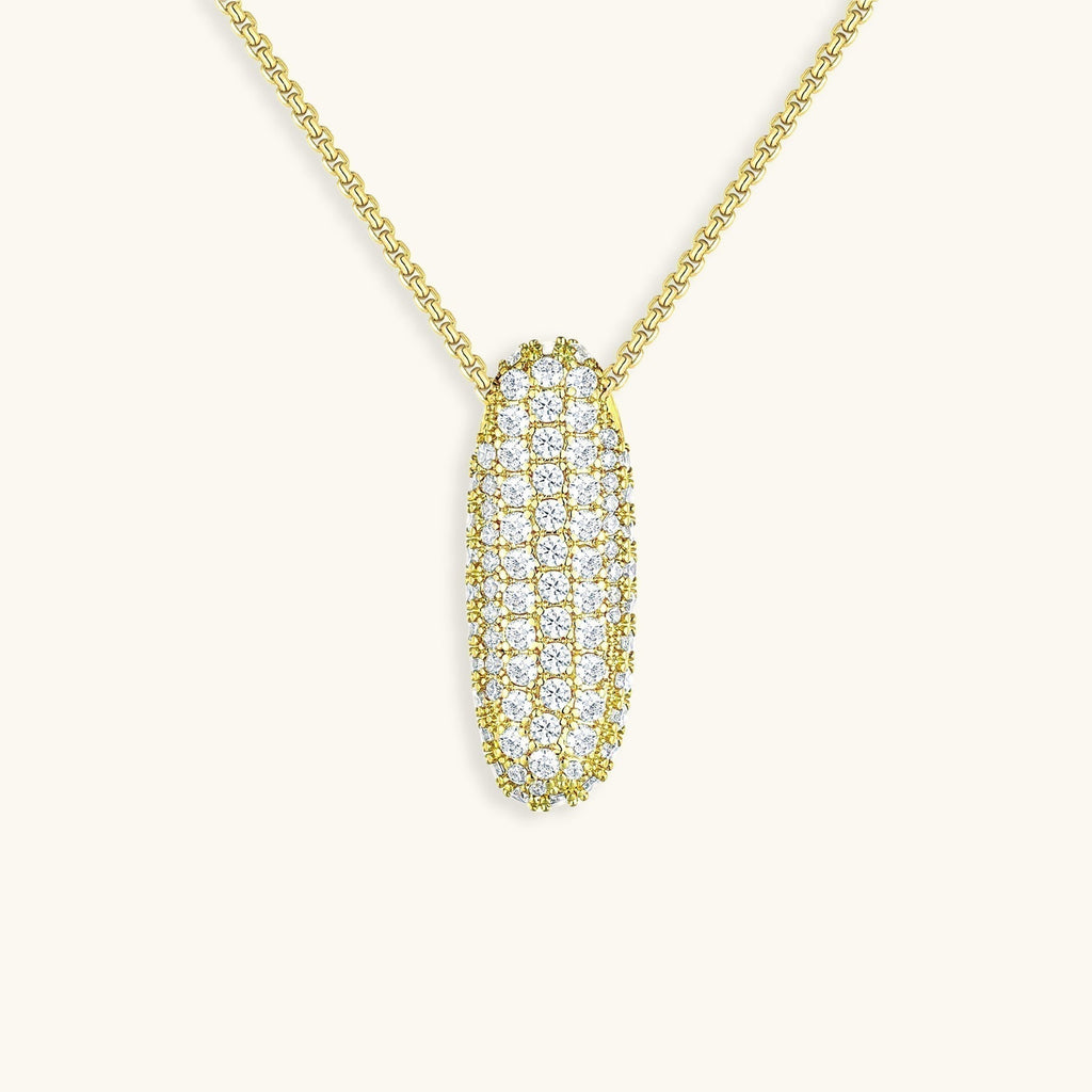 Avtoit | Bubble Initial-Diamond-Necklace
