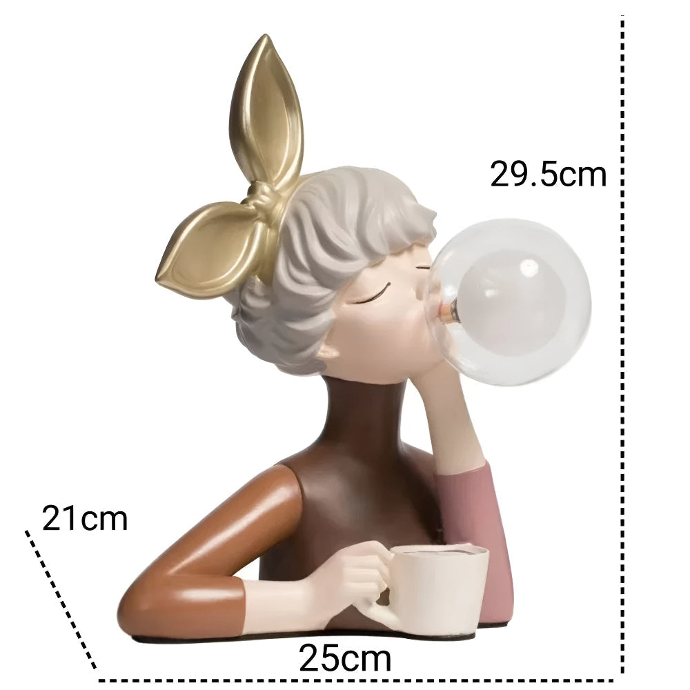Avtoit | BubbleFairies Table Lamp – Enchanting Quartet Cartoon Girl Figurine Light