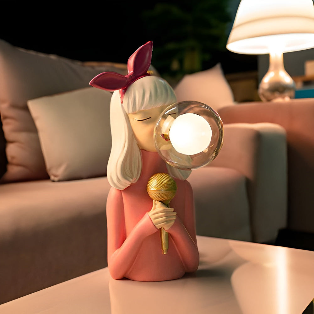 Avtoit | BubbleFairies Table Lamp – Enchanting Quartet Cartoon Girl Figurine Light