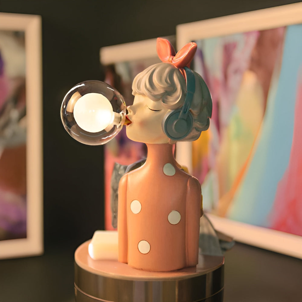 Avtoit | BubbleFairies Table Lamp – Enchanting Quartet Cartoon Girl Figurine Light