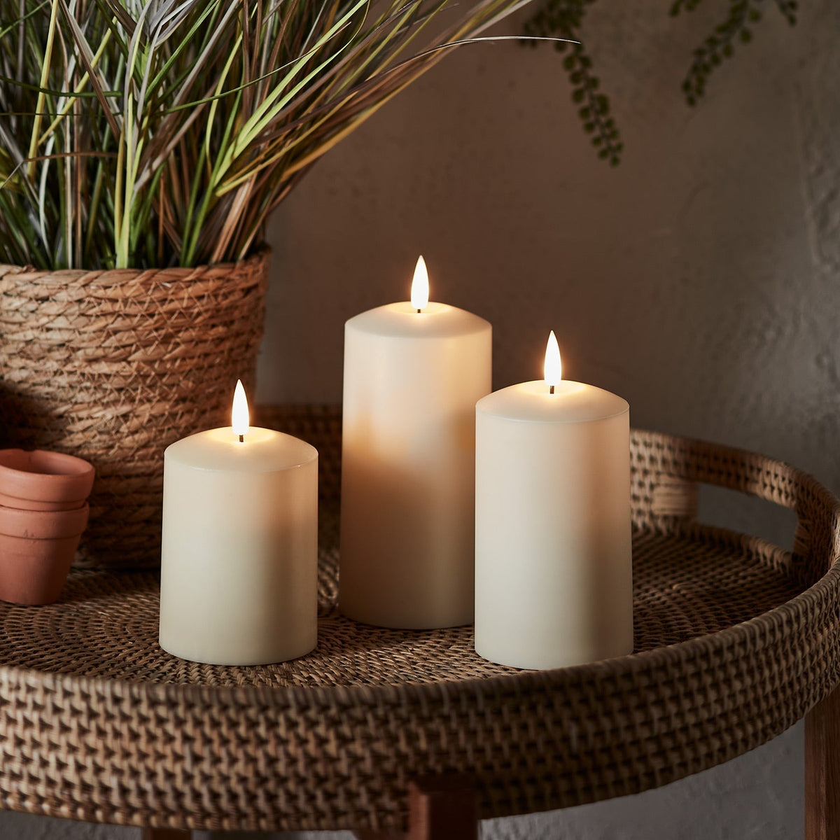 Avtoit | TruGlow LED Outdoor Candle Trio with Remote Control