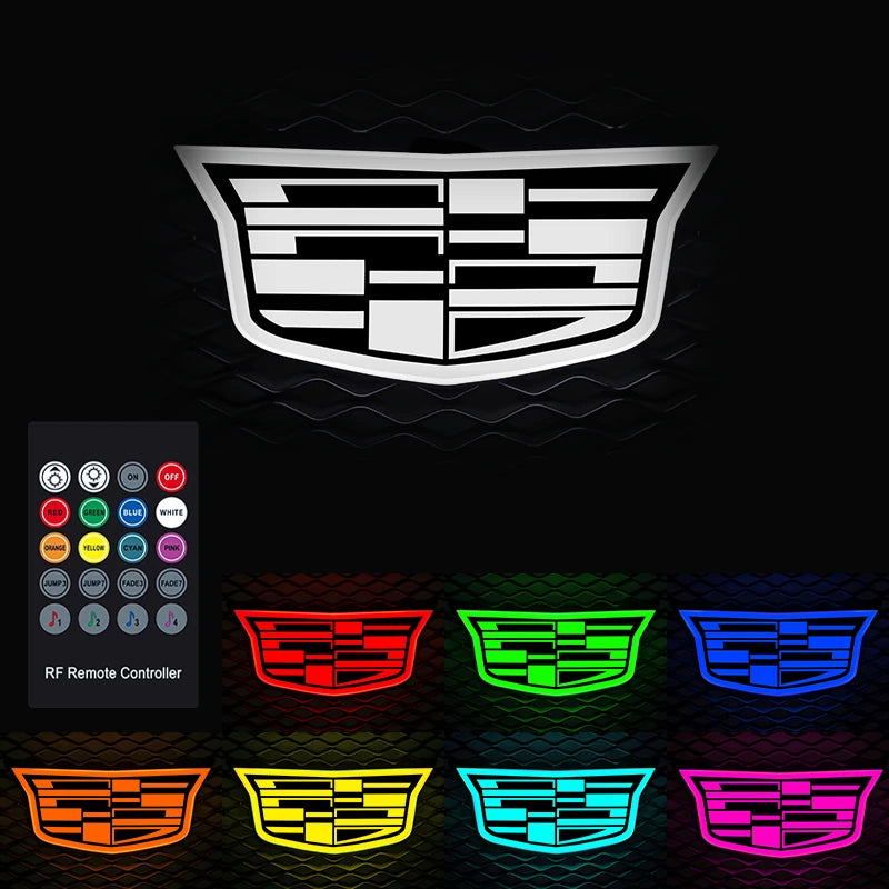 LED Cadillac Car Badge For CTS 2015-2019