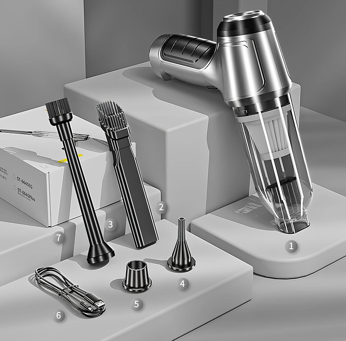Avtoit | VacPro™ | Cordless Handheld Vacuum Cleaner for Home & Car