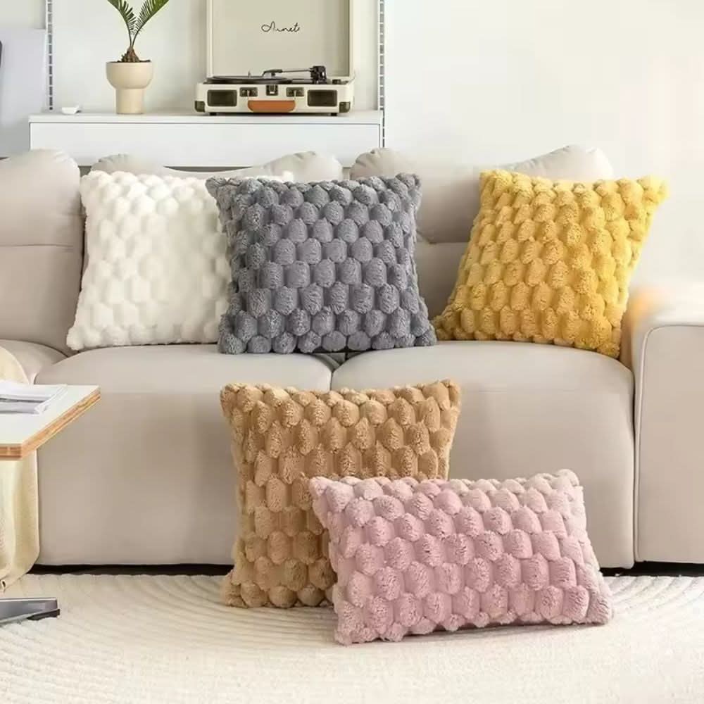 Avtoit | Cushion cover made of cotton blend with fluffy 3D feel