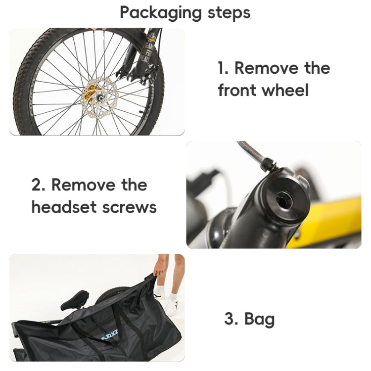 Avtoit | Bicycle Loading Bag Portable Strong Bicycle Loading Package Bike Bag for 26-29 Inch Bicycle