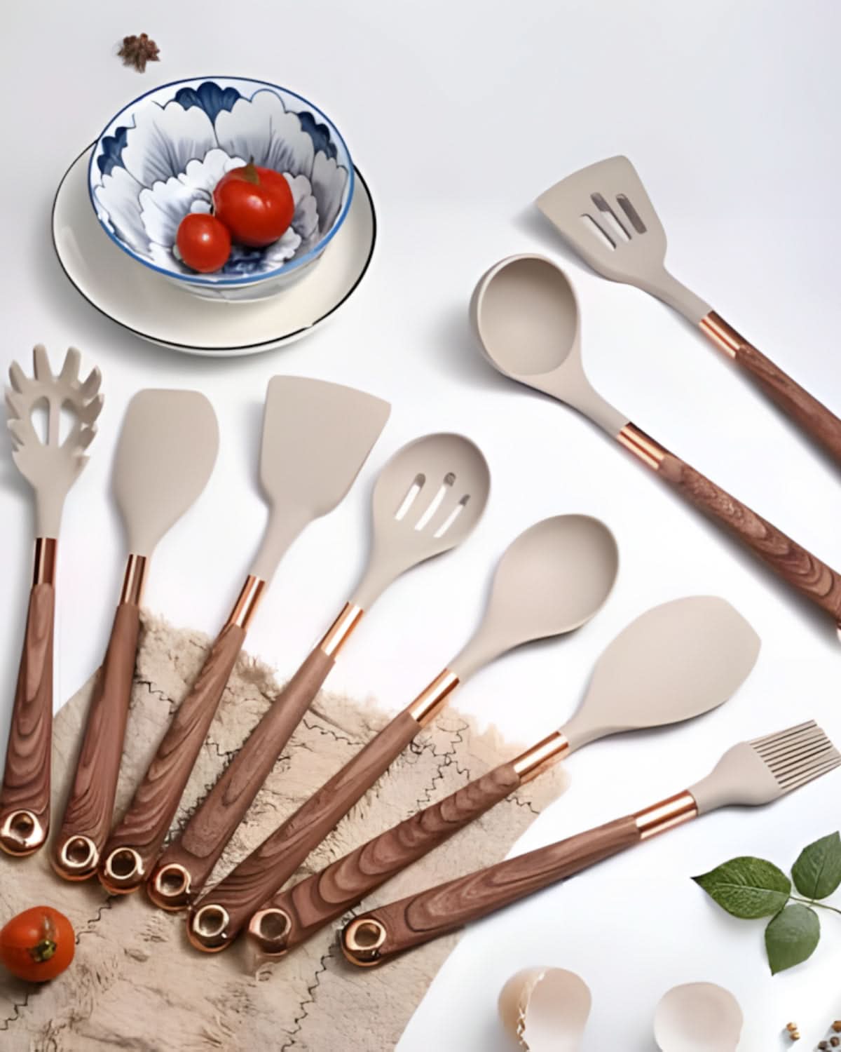 Avtoit | Robust Kitchen Utensils Set with Heat Resistant Silicone Heads