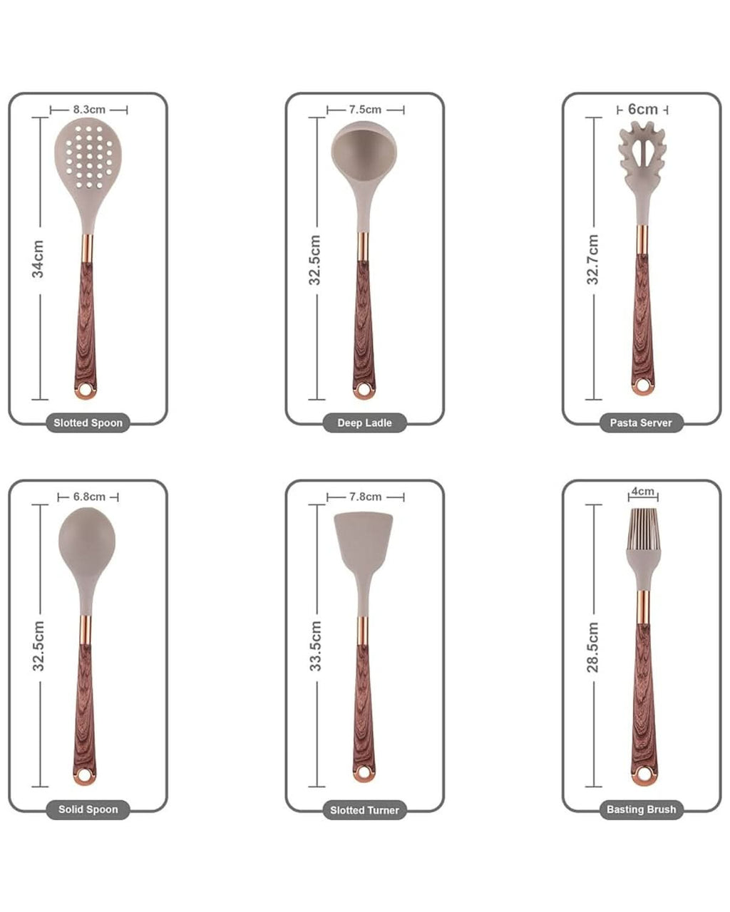 Avtoit | Robust Kitchen Utensils Set with Heat Resistant Silicone Heads