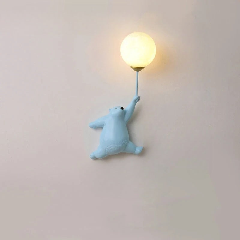 Avtoit | FairyGlow – Cartoon Wall Light for Kids | Magical Night Light with 3D Moon Design