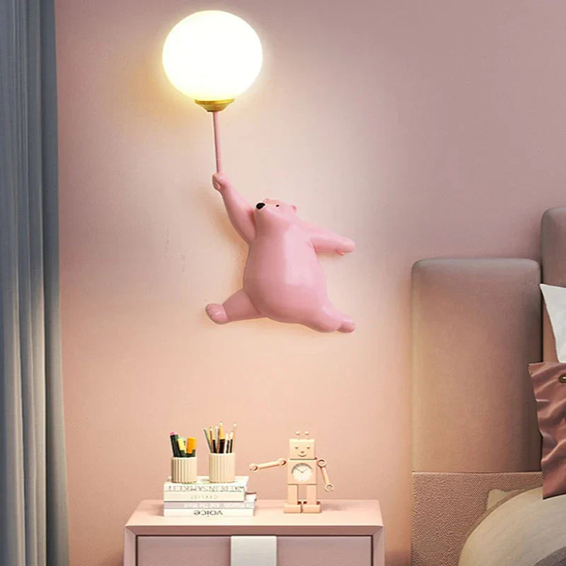 Cartoon LED Wall Lamp for Kids, Colorful Decorative Room Lighting