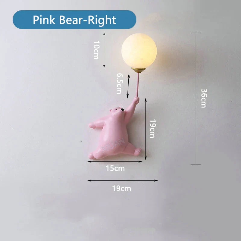 Cartoon LED Wall Lamp for Kids, Colorful Decorative Room Lighting
