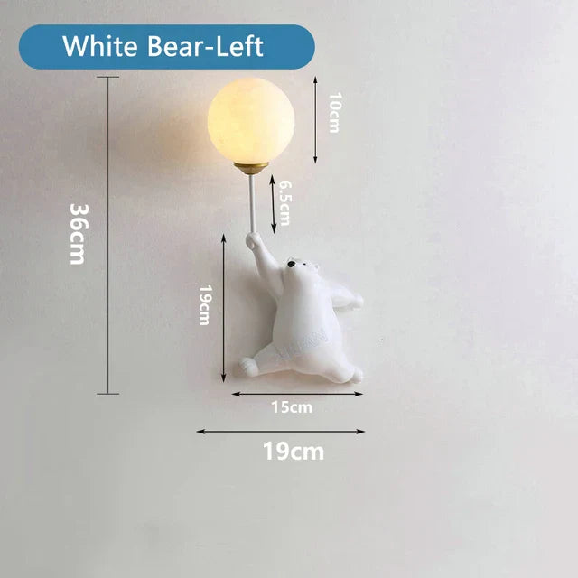 Cartoon LED Wall Lamp for Kids, Colorful Decorative Room Lighting