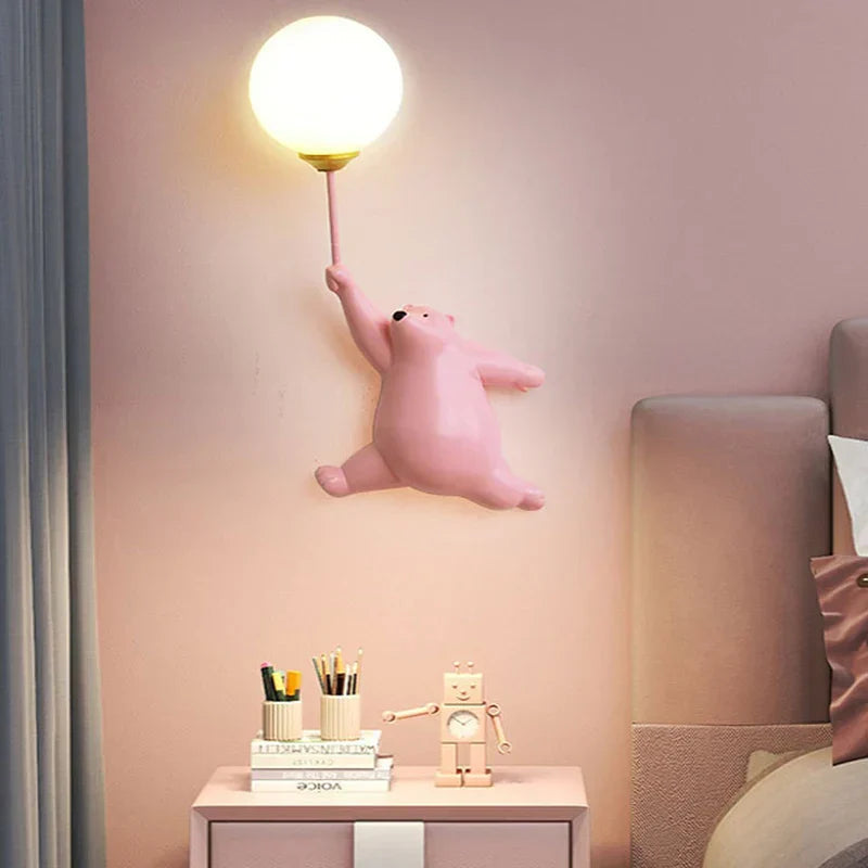 Avtoit | FairyGlow – Cartoon Wall Light for Kids | Magical Night Light with 3D Moon Design
