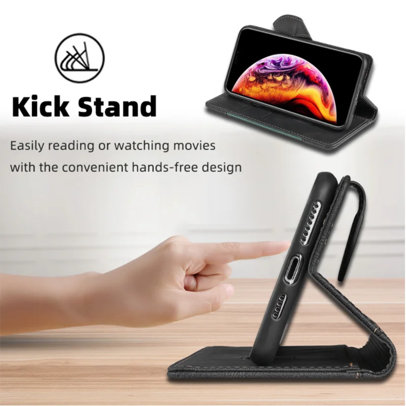 Avtoit | Wallet Magnetic Flip Leather Case for iPhone