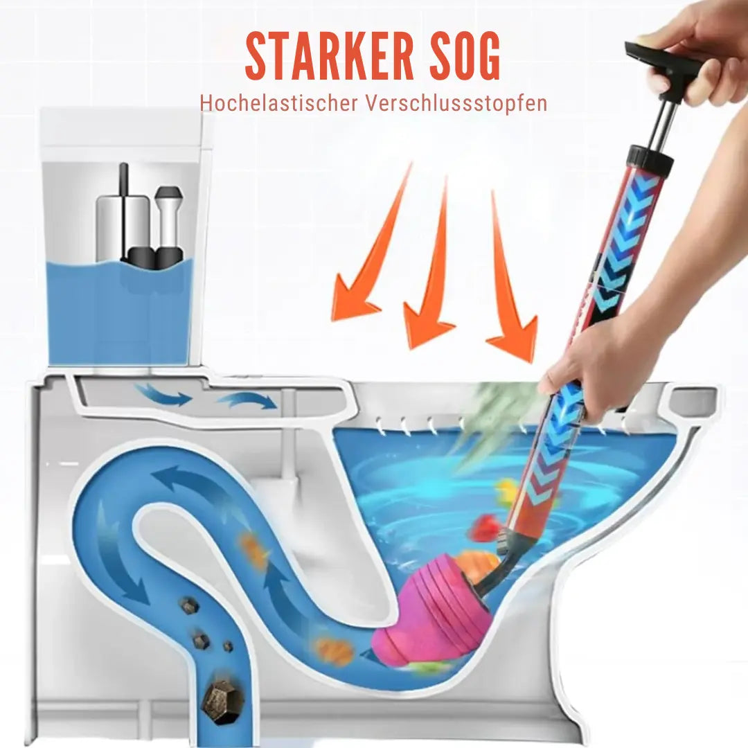 Avtoit | Chemical-free high-pressure drain cleaner with ergonomic handle