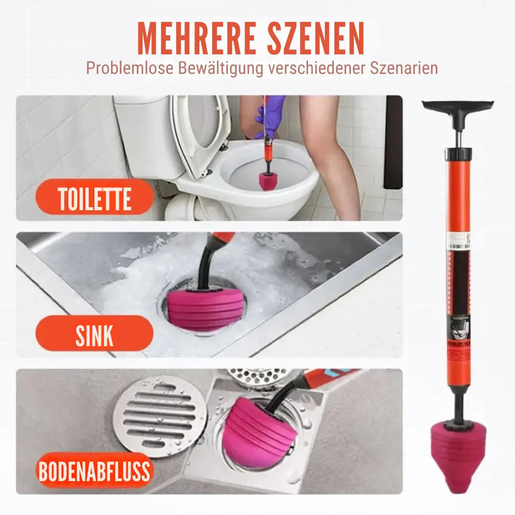 Avtoit | Chemical-free high-pressure drain cleaner with ergonomic handle