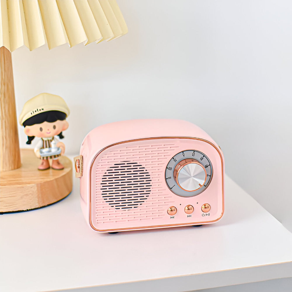 Avtoit | Classic Retro Bluetooth Speaker – Stylish Wireless Sound System with Vintage Radio Design