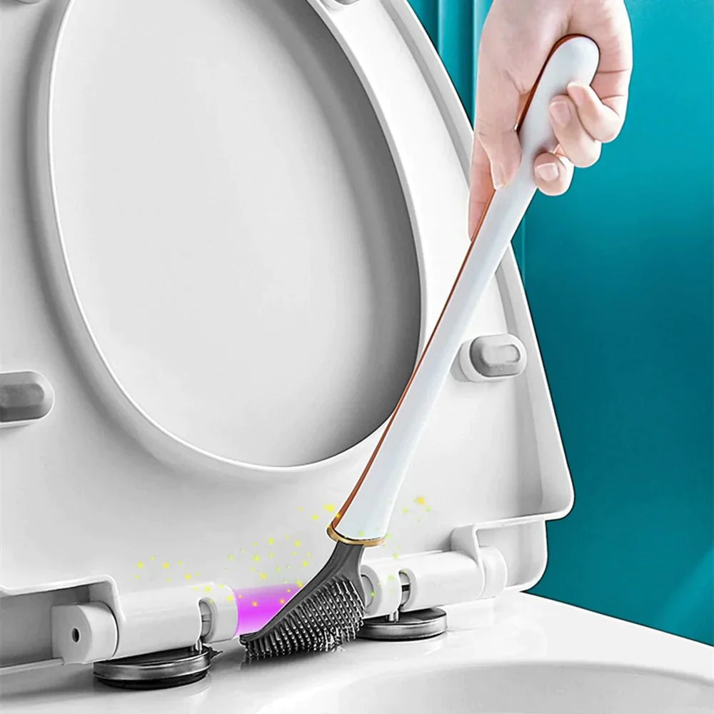 Avtoit | CleanSweep | Silicone Toilet Brush with Wall Holder
