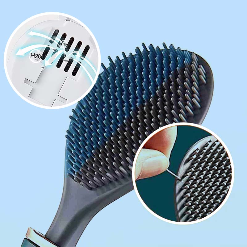 Avtoit | CleanSweep | Silicone Toilet Brush with Wall Holder