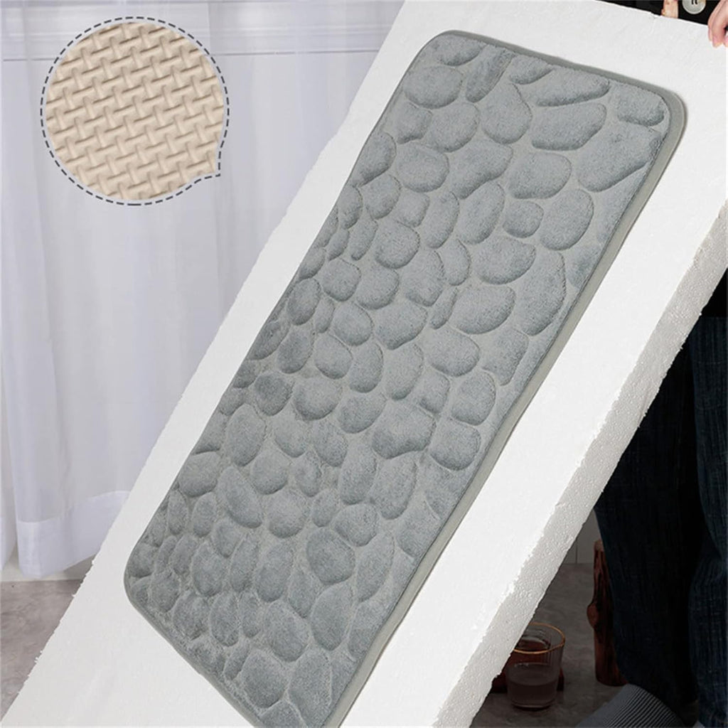 Avtoit | CobbleMat | Anti-slip PVC Bath Mat with Pebble Stone Design