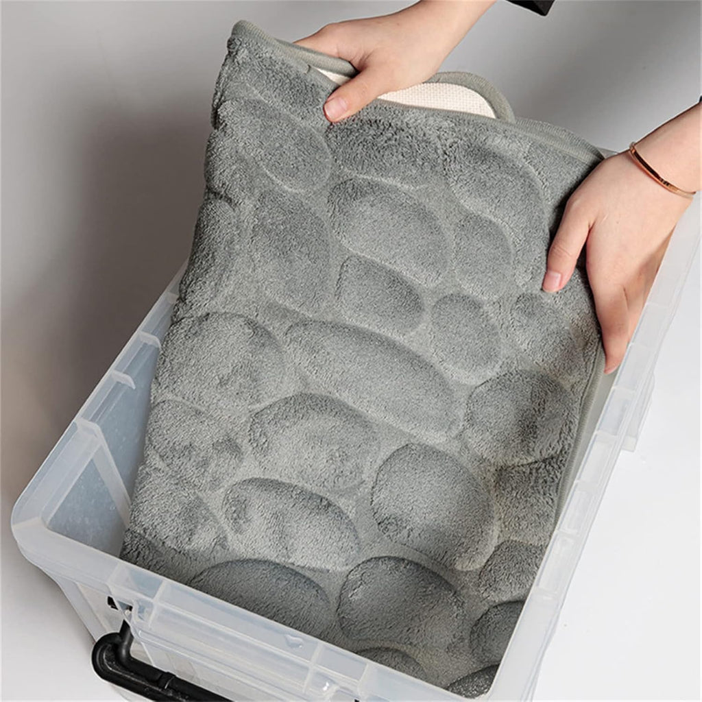 Avtoit | CobbleMat | Anti-slip PVC Bath Mat with Pebble Stone Design