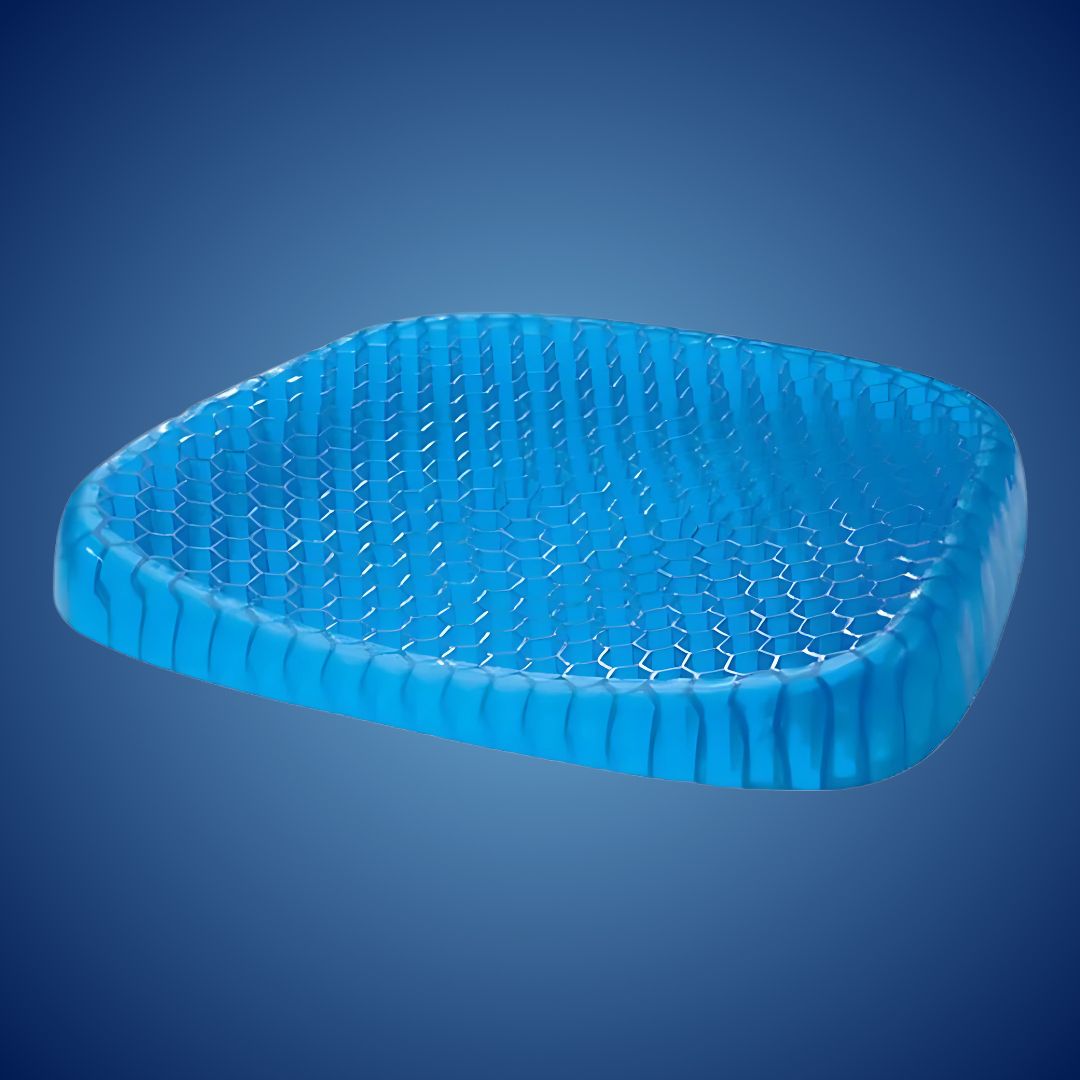 Avtoit | Orthopedic Gel Seat Cushion | Pressure Relief, Tailbone Pain & Lower Back Support for Office Chair, Car & Wheelchair Use