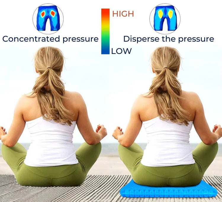 Avtoit | Cooling Gel Seat Cushion | Breathable, Flexible & Pain Relief for Office Chairs, Cars, and Home Use