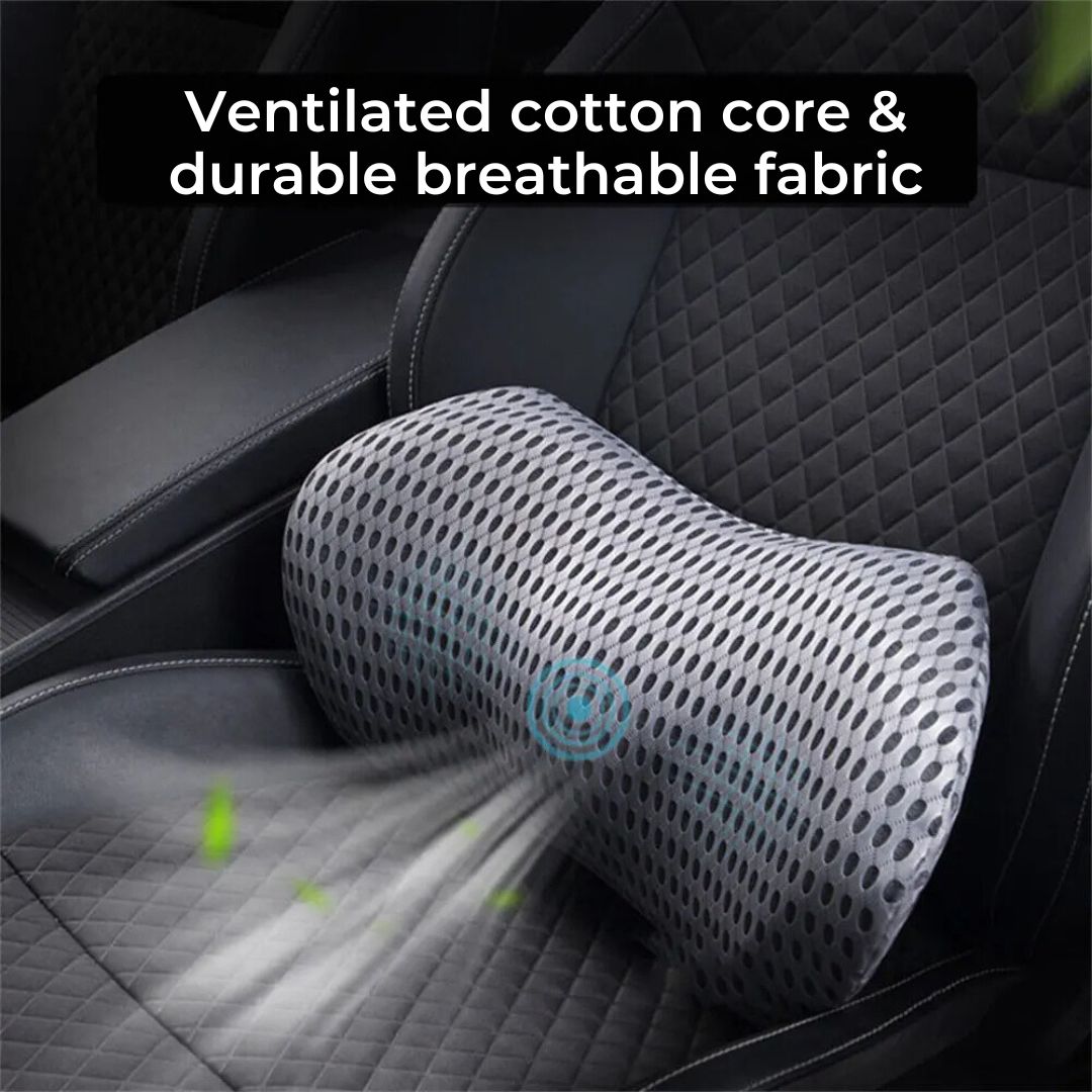 Avtoit | Ergonomic Lumbar Support Cushion for Lower Back Pain Relief - Ideal for Office, Driving, and Home Use