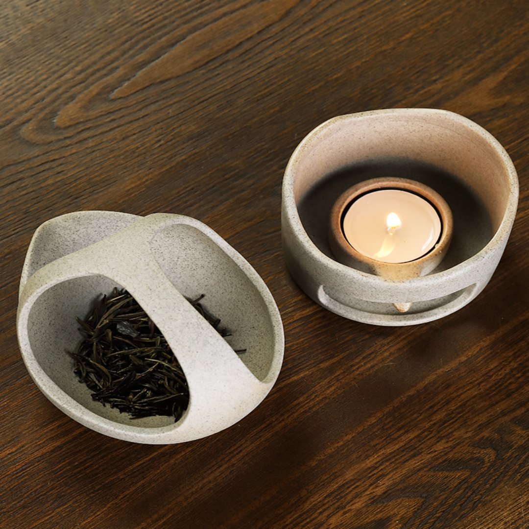 Avtoit | Japanese Style Simple Candle Tea Warmer Pot