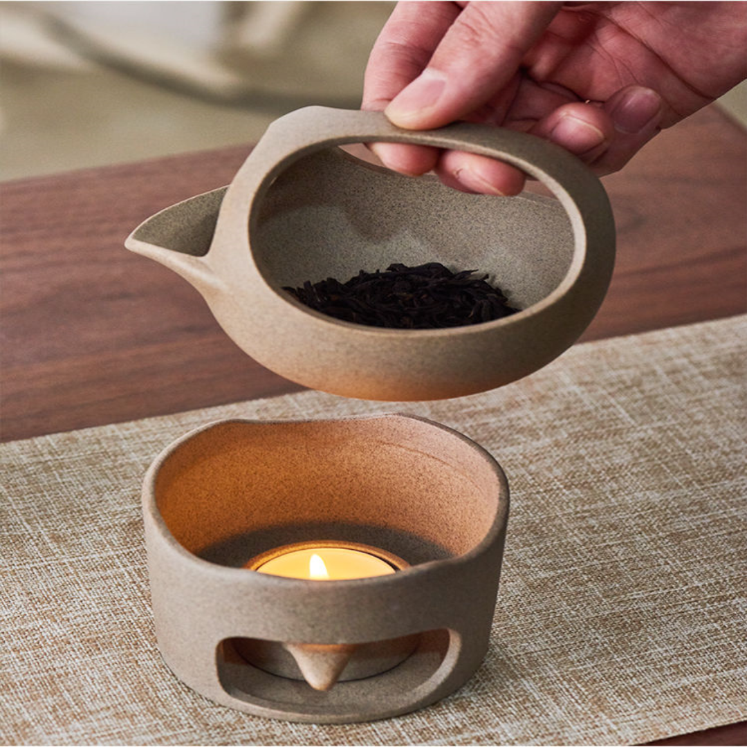 Avtoit | Japanese Style Simple Candle Tea Warmer Pot