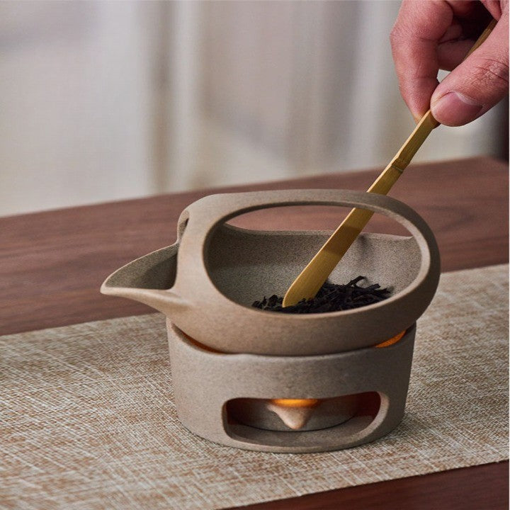 Avtoit | Japanese Style Simple Candle Tea Warmer Pot