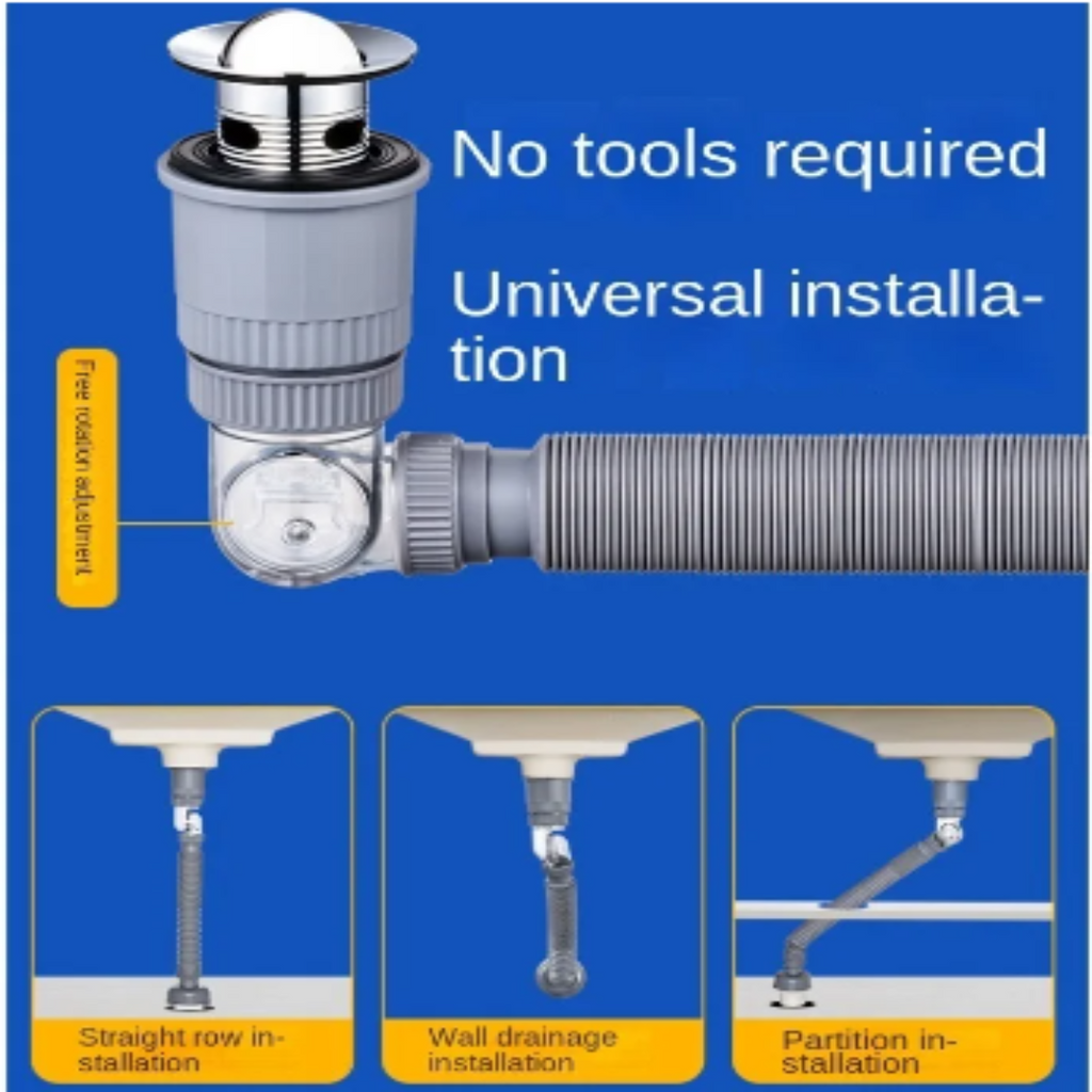 Avtoit | 360 Drain Easy Universal Overflow Disposer Drain Kit