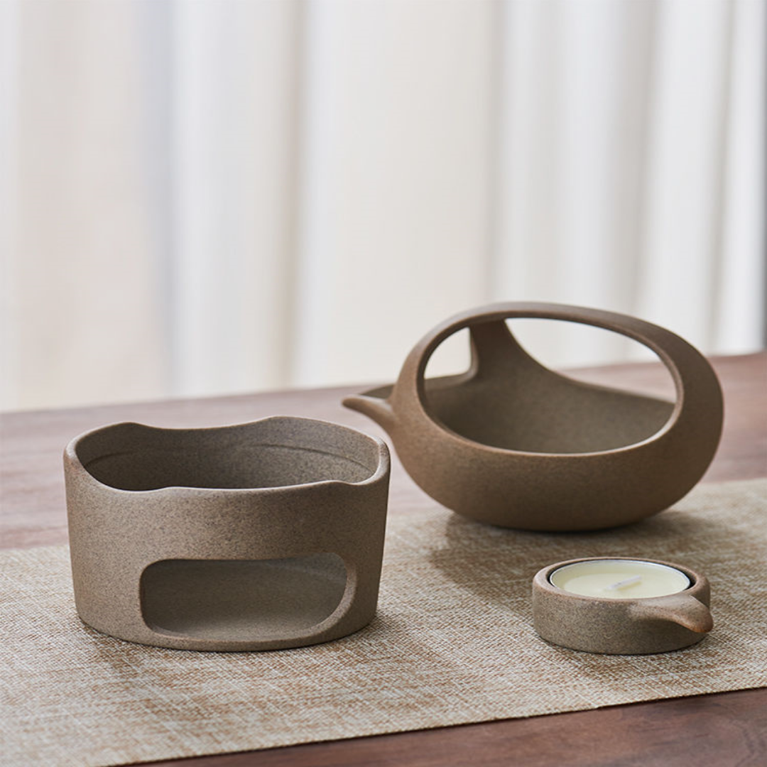 Avtoit | Japanese Style Simple Candle Tea Warmer Pot
