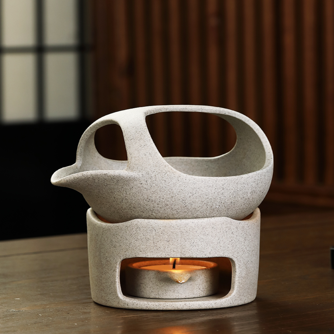 Avtoit | Japanese Style Simple Candle Tea Warmer Pot
