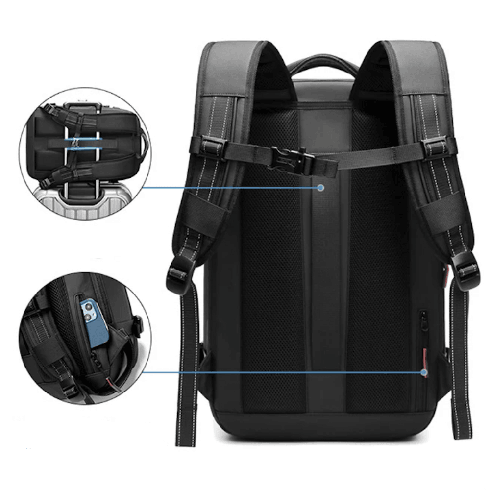 Avtoit | CompriBag – Space-Saving Vacuum Travel Backpack with Expandable Capacity (25L–60L)