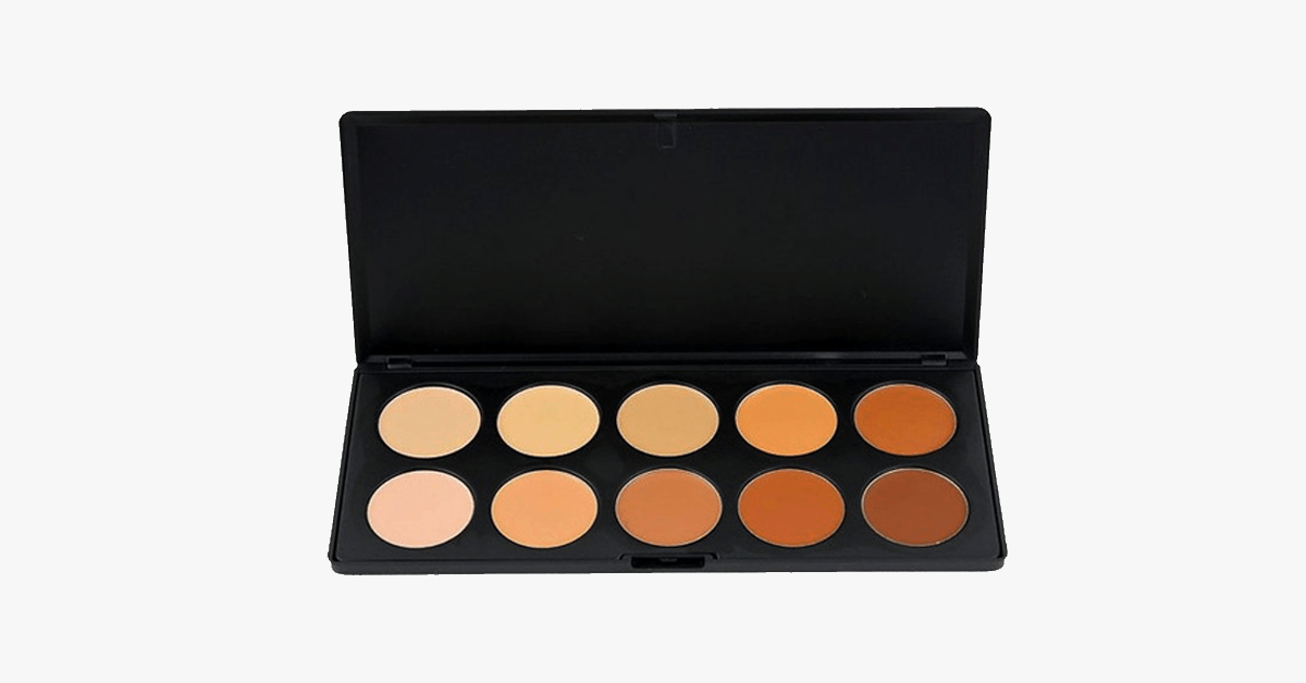 Avtoit | 10 Color Concealer Palette - Magically hides all your imperfections and dark circles to give you a flawless look!