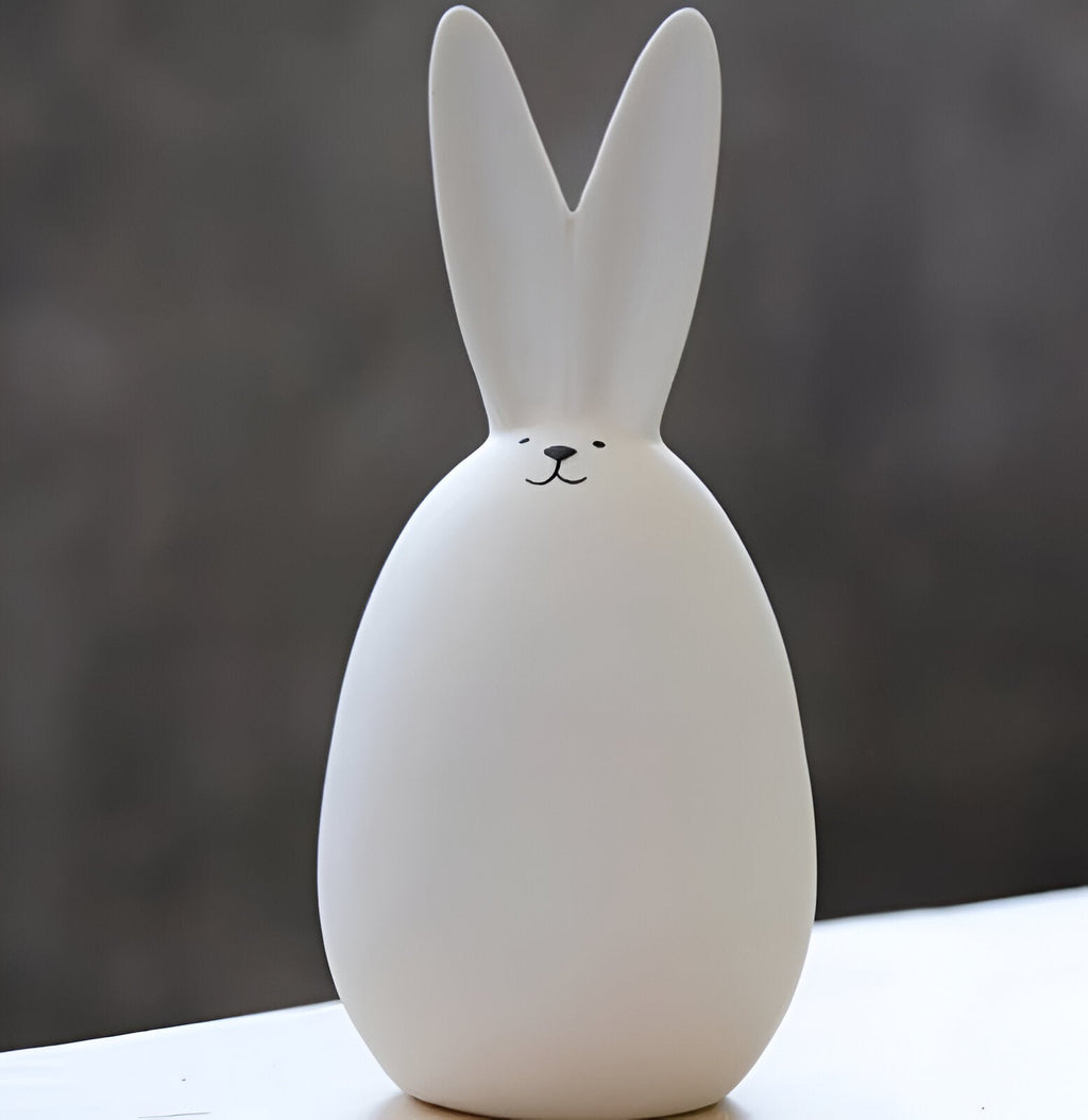 Avtoit | ConeyBliss Minimalist Ceramic Bunny – Elegant White Easter Rabbit Figurine Decor