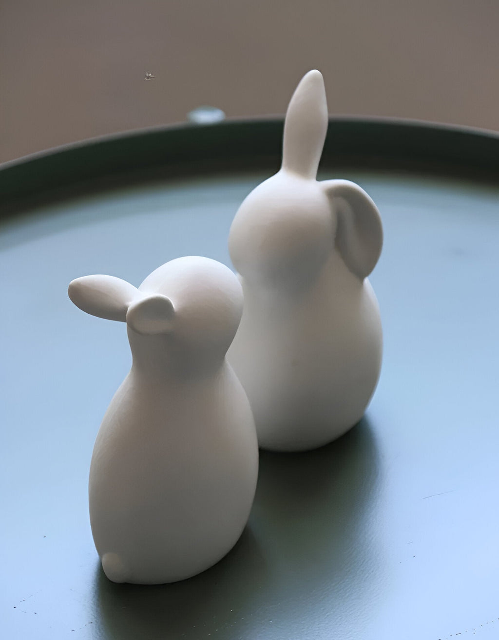 Avtoit | ConeyBliss Minimalist Ceramic Bunny – Elegant White Easter Rabbit Figurine Decor