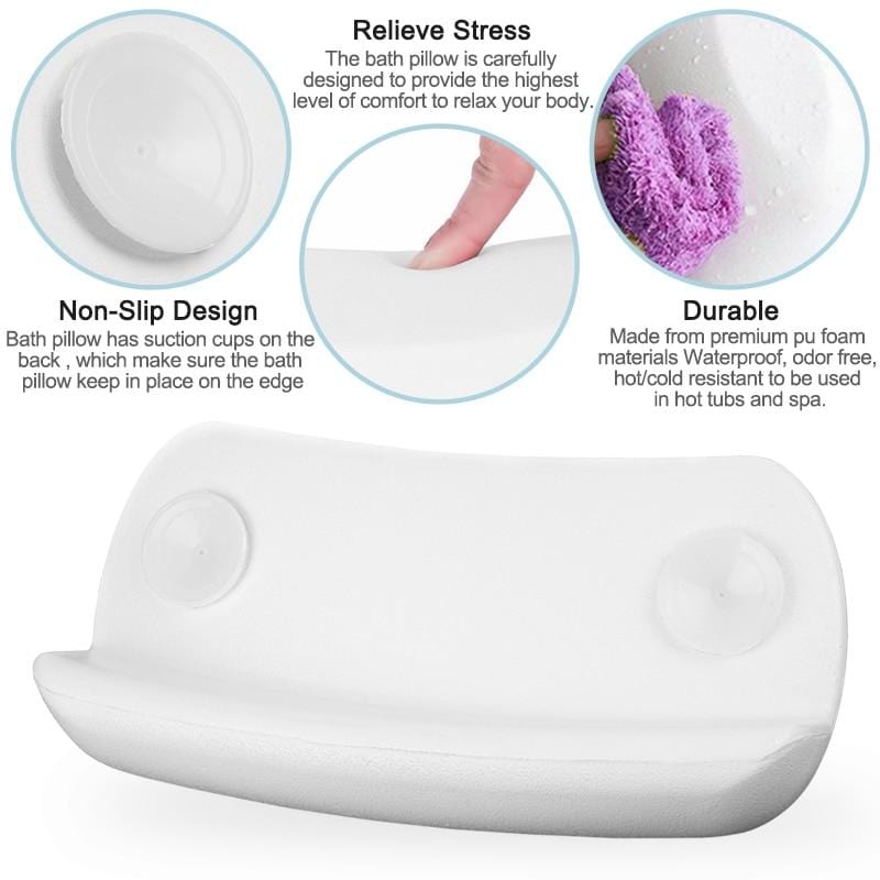 Avtoit | CozySoak | Ergonomic Bath Pillow for the Bathtub