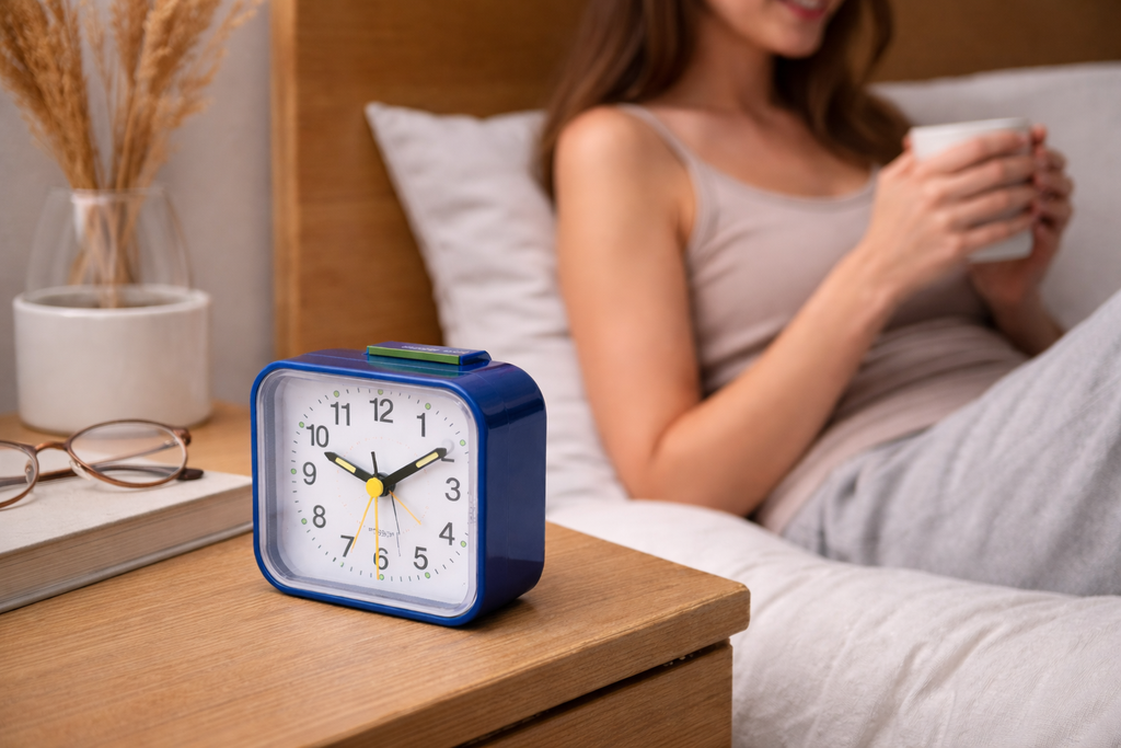 Avtoit | Silent & Peaceful Alarm Clock – Non-Ticking, Gentle Wake-Up Light, Snooze Function
