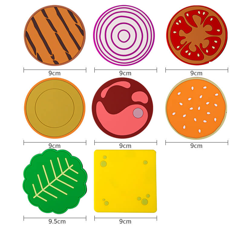 Avtoit | Creative Hamburger-Shape Coaster Set