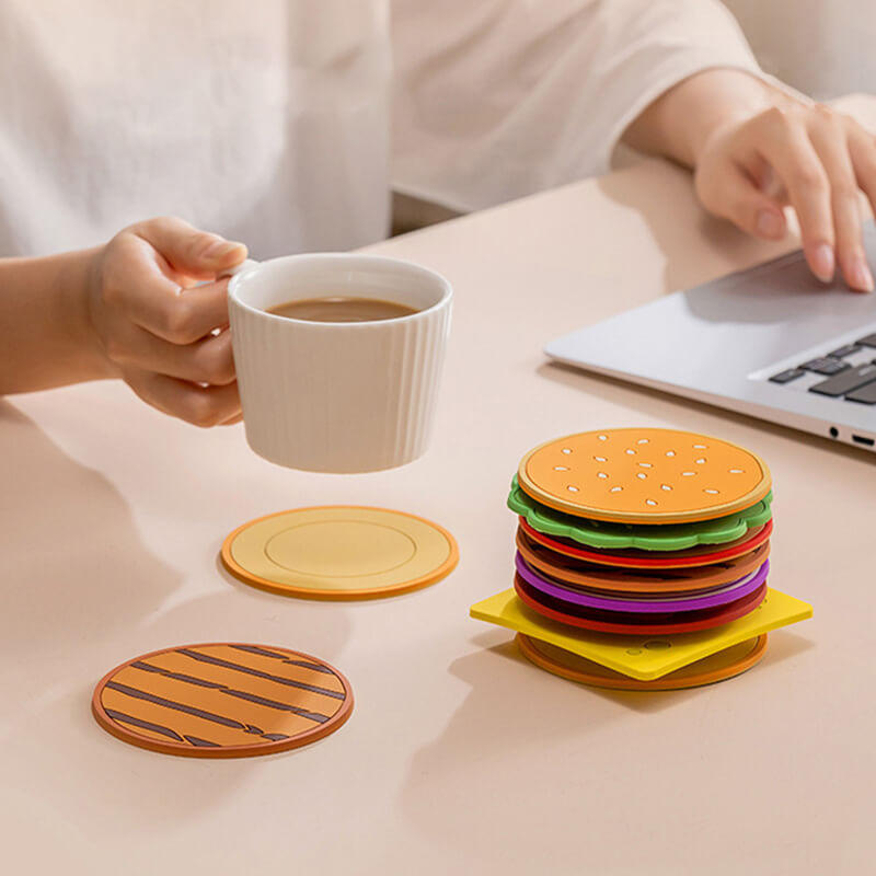 Avtoit | Creative Hamburger-Shape Coaster Set