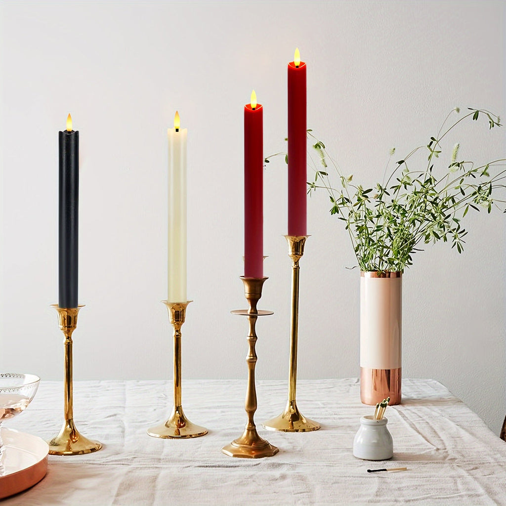 Avtoit | CandleLuxe – 6 LED Taper Candles with Remote for Luxurious Event Lighting