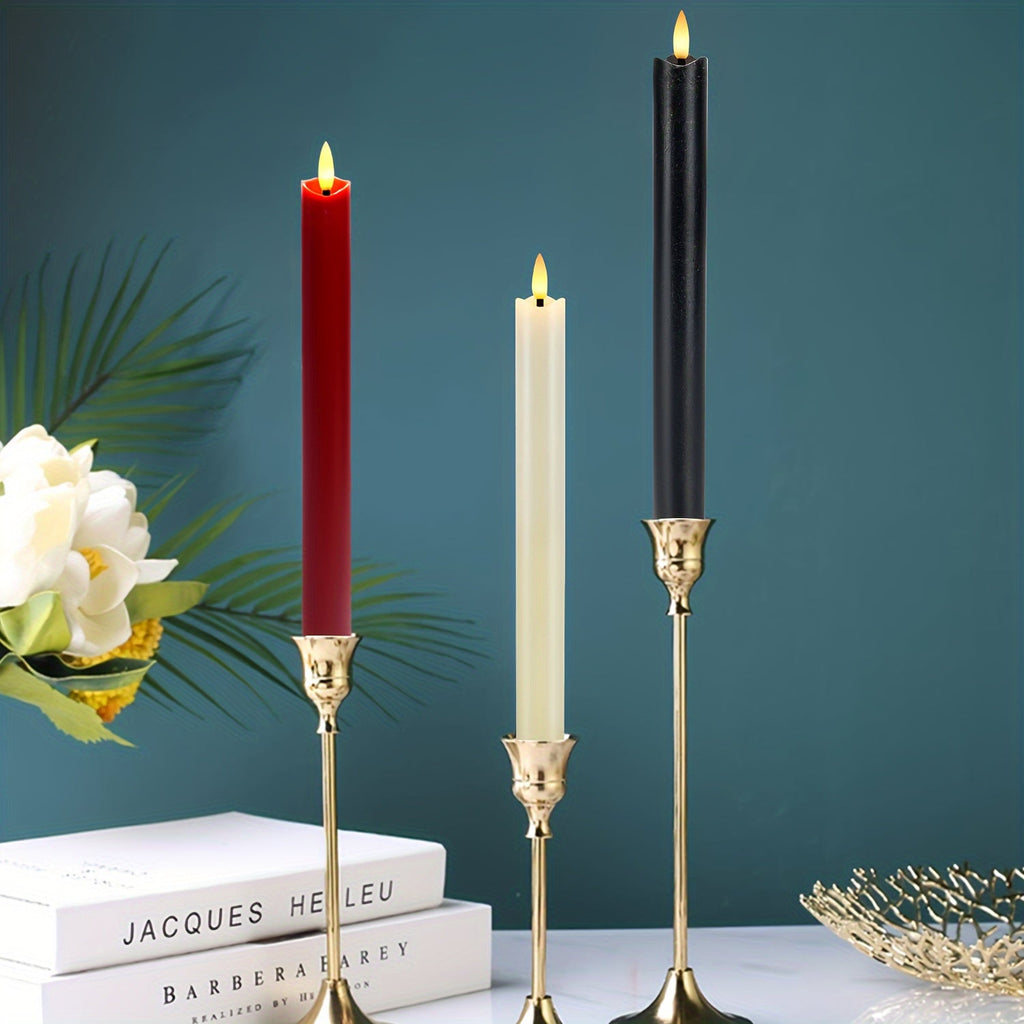 Avtoit | CandleLuxe – 6 LED Taper Candles with Remote for Luxurious Event Lighting