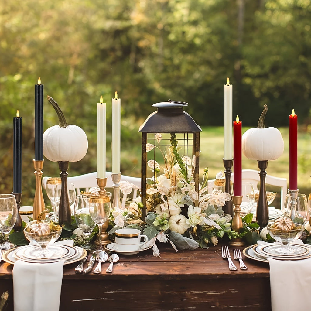 Avtoit | CandleLuxe – 6 LED Taper Candles with Remote for Luxurious Event Lighting
