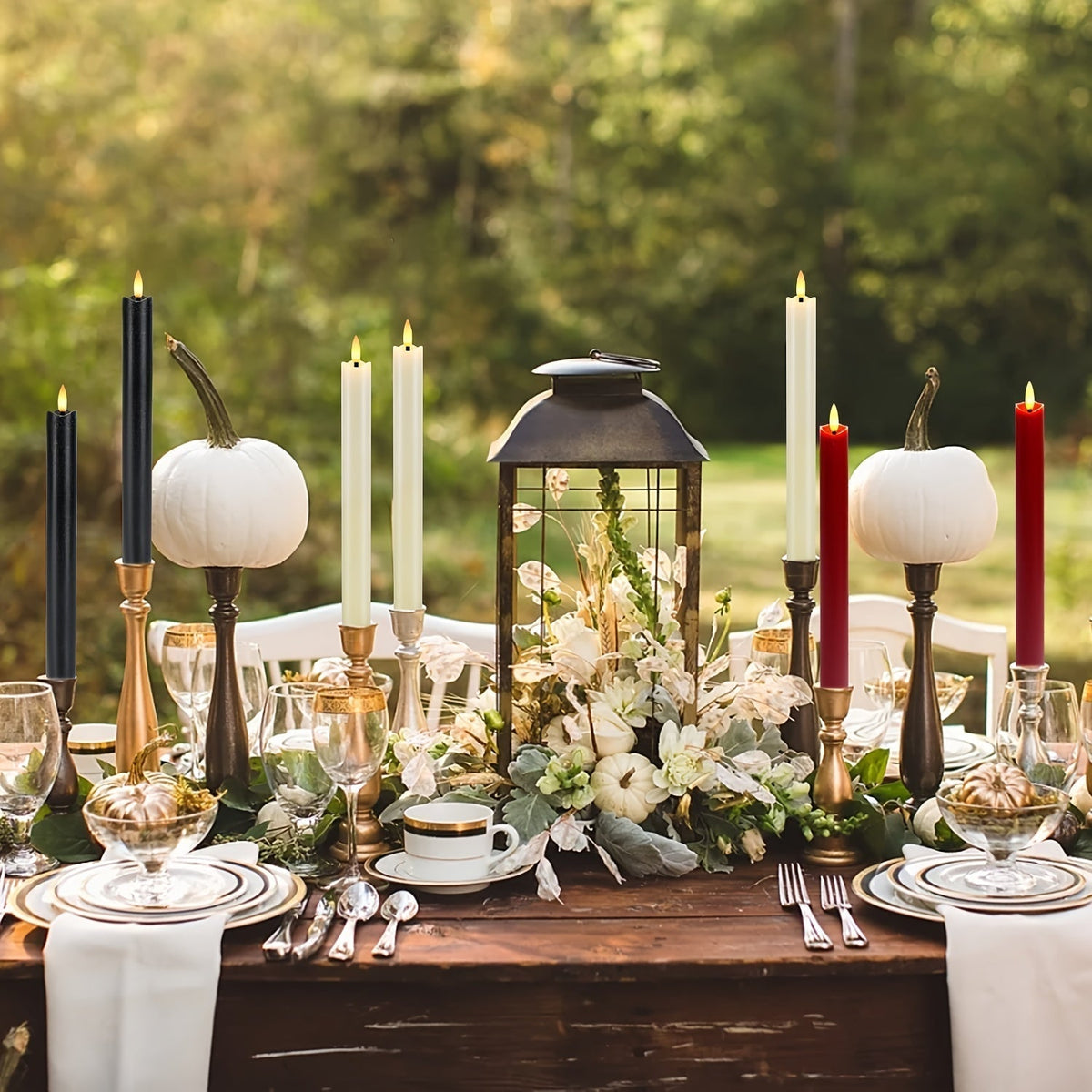 Avtoit | CandleLuxe – 6 LED Taper Candles with Remote for Luxurious Event Lighting