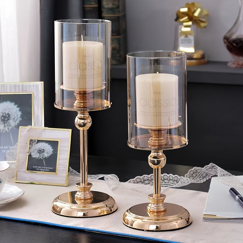 Avtoit | NuptialGlow - Retro Luxe Candleholder Set for Weddings