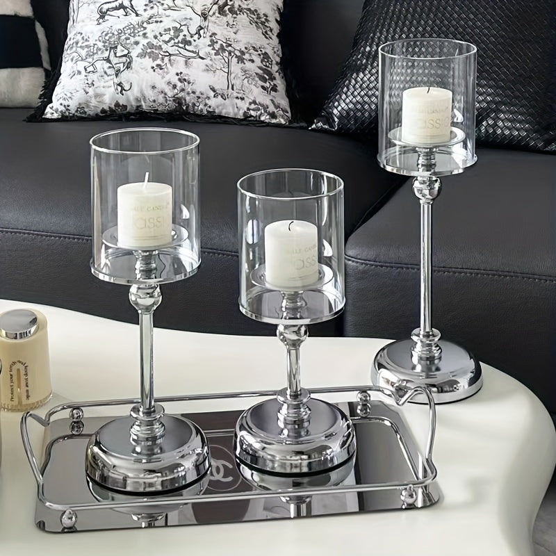 Avtoit | NuptialGlow - Retro Luxe Candleholder Set for Weddings