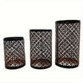Avtoit | StylishFlame - 3-Piece Iron Candle Holders