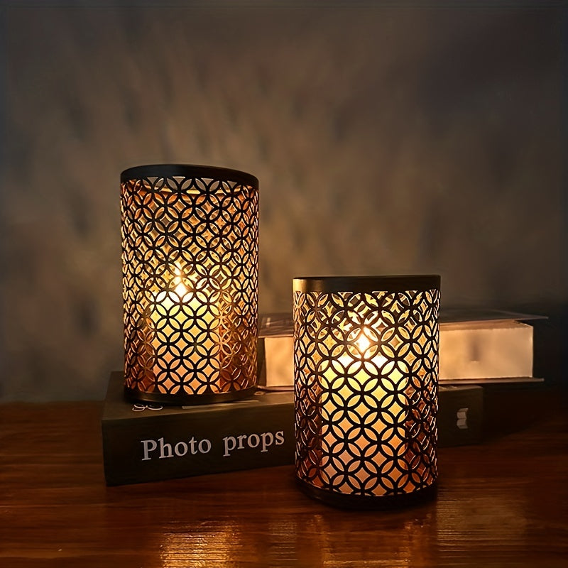 Avtoit | StylishFlame - 3-Piece Iron Candle Holders
